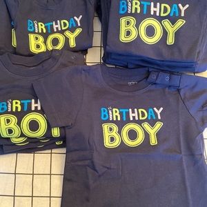 Brand new Carter’s birthday boy tee shirt